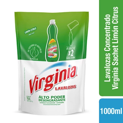 Virginia Lavalozas Concentrado Limón Citrus 1000 ml
