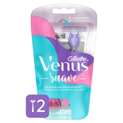 Gillette Venus Suave Depilación 2 Unidades