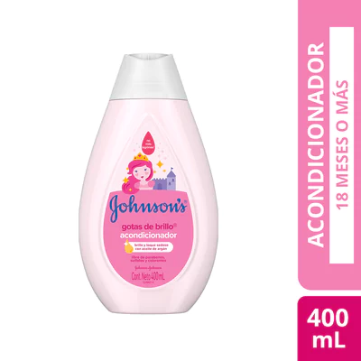 Johnsons Baby Acondicionador Gotas de Brillo 400 ml