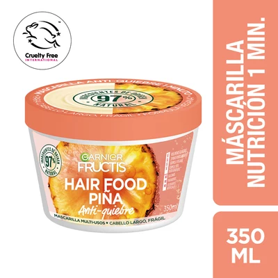 Fructis Crema Tratamiento Hair Food Piña 350 ml