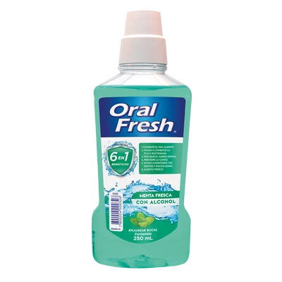 Oral Fresh Enjuague Bucal Menta Fresca 250 ml