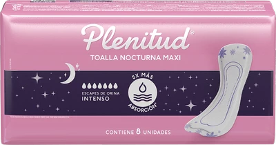 Plenitud Femme Toalla para Incontinencia Nocturna 8 Unidades