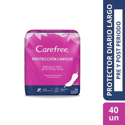 Carefree Protector Diario Largo 40 Unidades