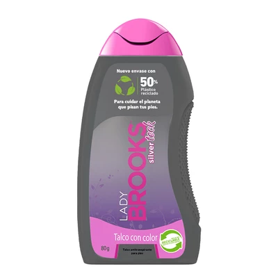 Brooks Talco Polvo Color Piel 80 g