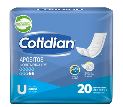 Cotidian Apósitos Adulto 20 Unidades