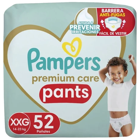 Pampers Premium Care Pants Talla XXG 52 Unidades