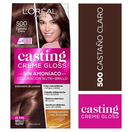 Casting Creme Gloss Tinte Semi Permanente 500 Castaño Claro