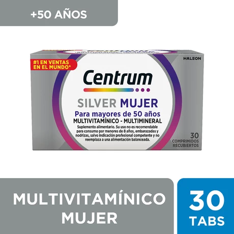 Centrum Silver Mujer Multivitamínico 30 tabletas