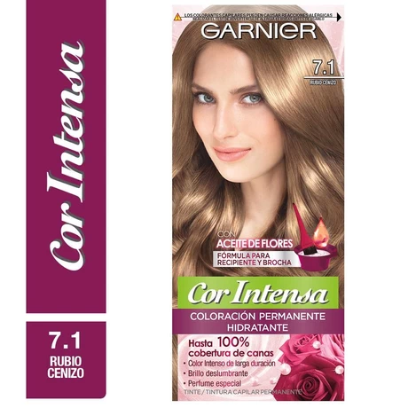 Nutrisse Cor Intensa 7.1 Rubio Ceniza