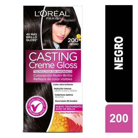 Casting Creme Gloss Tinte Semi Permanente 200 Negro