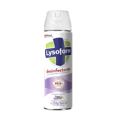 Lysoform Desinfectante Ambientes Lavanda 360 cc