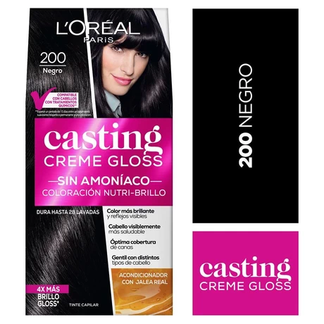 Casting Creme Gloss Tinte Semi Permanente 200 Negro