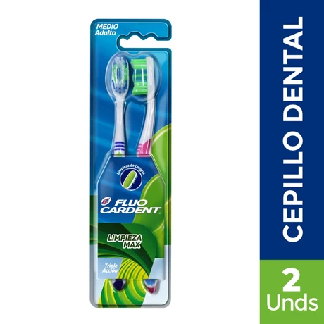 FluoCardent Cepillo Dental Limp Max 2 Unidades