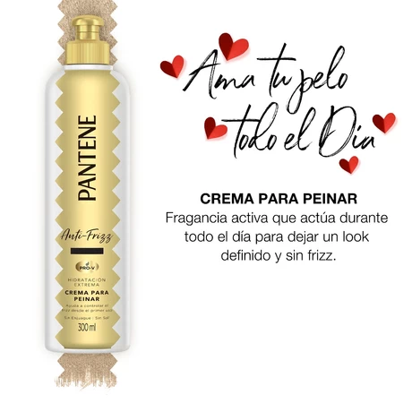 Pantene Crema para Peinar Anti Frizz 300 ml