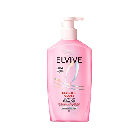 Elvive Shampoo Glycolic Gloss Pump 1 Litro