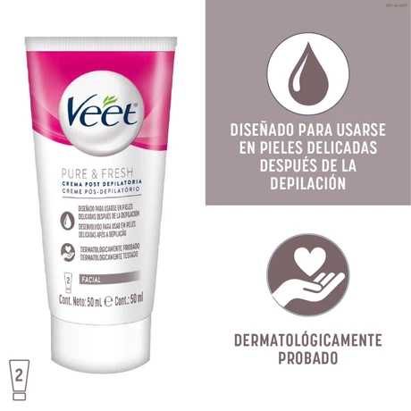 Veet Kit Crema Depilatoria Facial 2 x 50 ml
