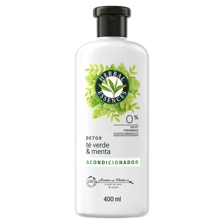 Herbal Essences Acondicionador Té Verde y Menta 400 ml