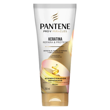 Pantene Acondicionador Sin Sal Keratina Pro-V B5 250 ml