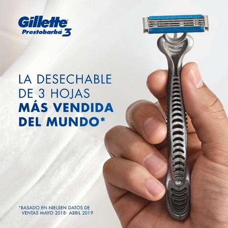 Gillette Prestobarba3 Máquina Desechable 2 unidades