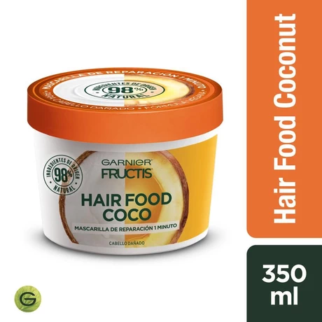 Fructis Hair Food Coconut Crema Tratamiento 350 ml