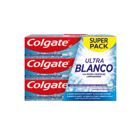 Colgate Pasta Dental Ultra Blanco Pack 3 x 90 g