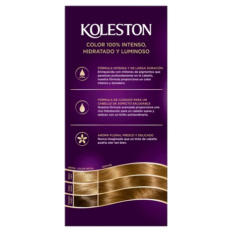 Koleston Tintura Permanente Tono 73 Rubio Avellana