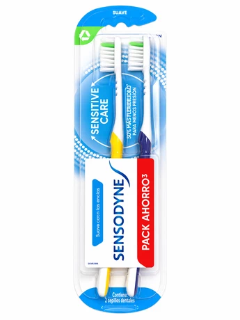 Sensodyne Cepillo Sensitive Care pack  2 Unidades