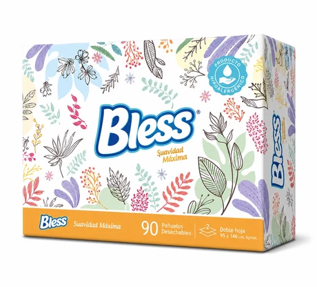 Bless Pañuelos Faciales Caja Individual 90 Unidades