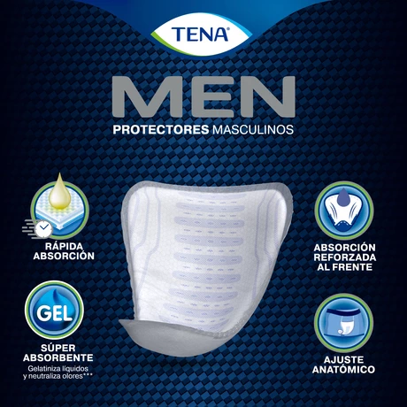Tena Protector Masculino For Men 12 Unidades