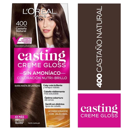 Casting Creme Gloss Tinte Semi Permanente 400 Castaño