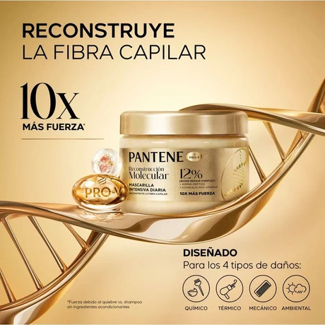 Pantene Crema Tratamiento Repair Molecular 300 Ml