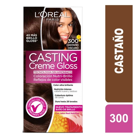 Casting Creme Gloss Tinte Semi Permanente 300 Castaño Oscuro