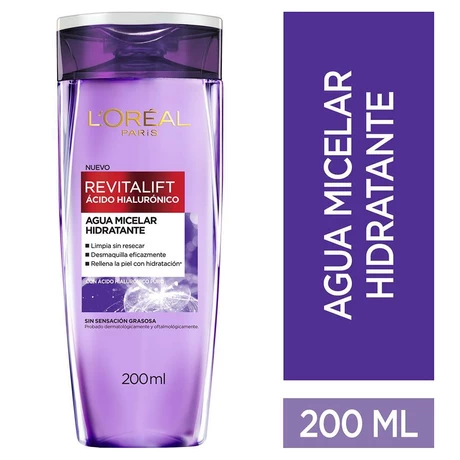 Loreal Agua Micelar Revitalift Hidratante 200 ml