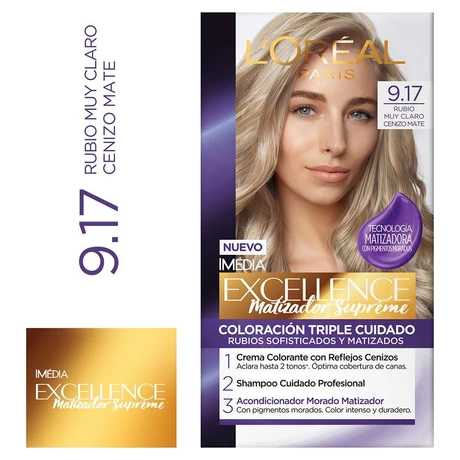 Excellence 9.17 Rubio Muy Claro Ceniza Matte
