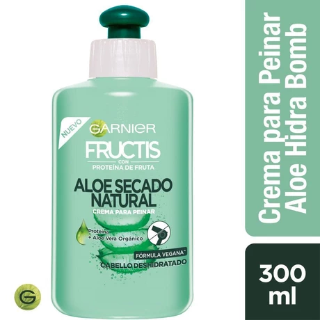 Fructis Crema Capilar Aloe Secado Natural 300 ml