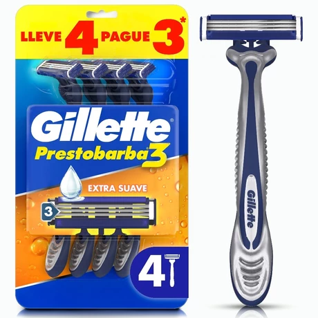 Gillette Prestobarba Extra Suave 4 Unidades