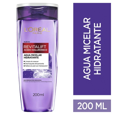 Loreal Agua Micelar Revitalift Hidratante 200 ml