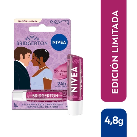 Bálsamo Labial Nivea Blackberry Pie Bridgerton Edición Limitada 4,8 gr