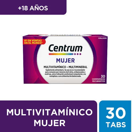 Centrum Multivitamínico Mujer 30 tabletas