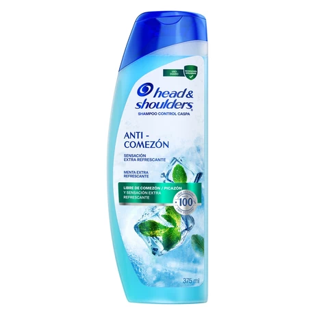 Head & Shoulders Shampoo Anti-Comezón Menta 375 ml