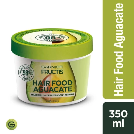 Fructis Hair Food Aguacate Crema Tratamiento 350 ml