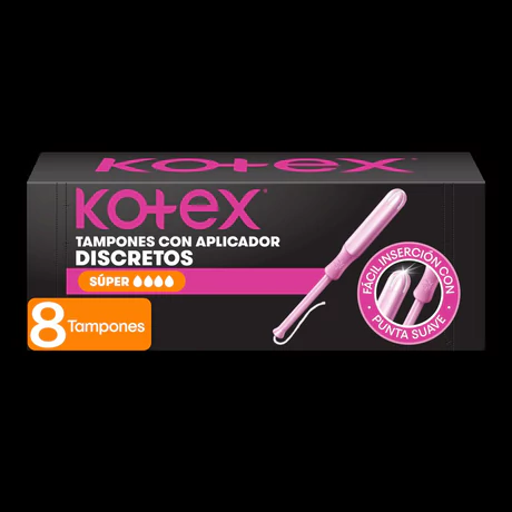 Kotex Tampón Evolution Súper Plus 8 Unidades