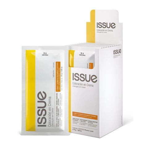 Issue Tintura 7.1 Rubio Ceniza