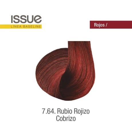Issue Tintura Permanente 7.64 Rubio Rojizo Cobrizo