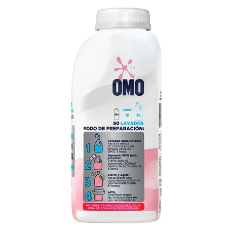 Omo Detergente Líquido Piel Sensible para Diluir 500 ml