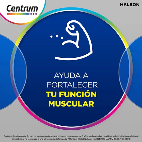 Centrum Silver Hombre Multivitamínico 30 tabletas