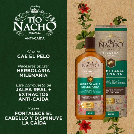 Tio Nacho Shampoo Herbolaria Milenaria 415 ml