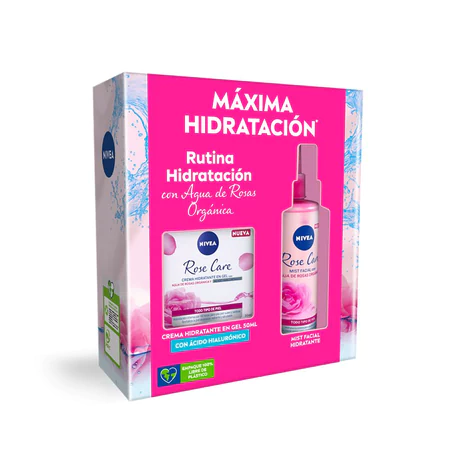 Nivea Pack Rose Care Crema Facial + Mist Hidratante