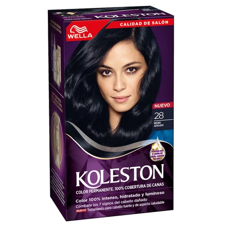Koleston Kit Tintura Permanente 28 Negro Azulado