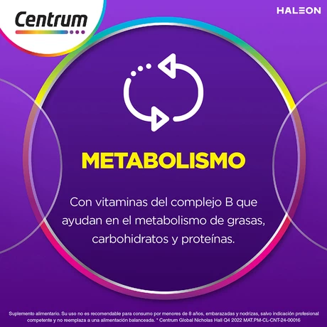 Centrum Multivitamínico Mujer 30 tabletas